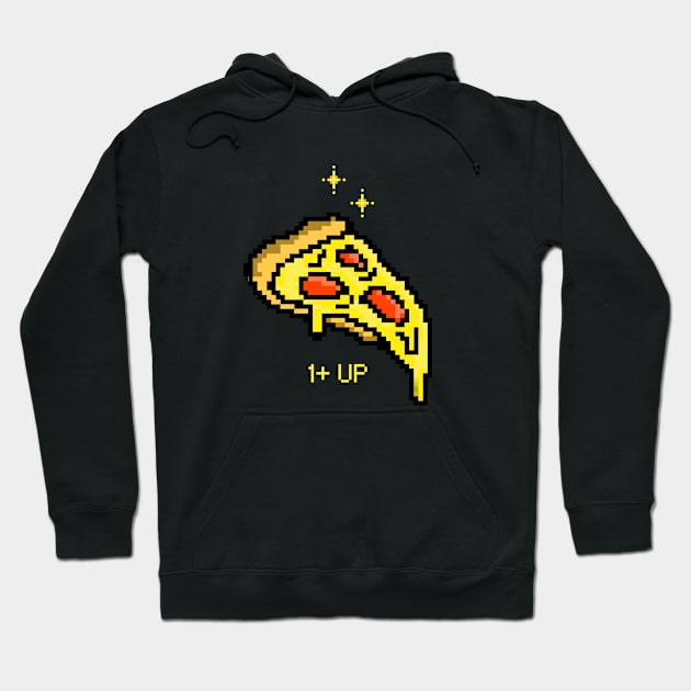 Pixel Pizza Up Hoodie by Bruno Pires